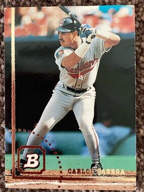 Topps Cleveland Baseball Card - Carlos Baerga 1984